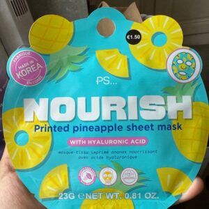 PS NOURSISH Printed Pineapple sheet Mask - Image 1