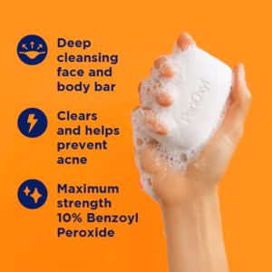 PanOxyl Acne Treatment Face & Body Bar Soap Max Strength 10% Benzoyl Peroxide All Skin Types 4 oz - Image 7