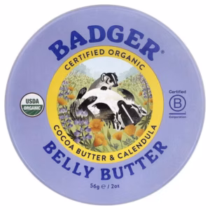 Badger Belly Butter w/ Cocoa Butter & Calendula 2 oz Tin - Image 2