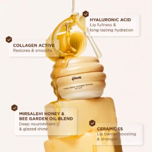 Gisou Honey Glaze Collagen Therapy Lip Mask, Size: 0.5 fl oz, None - Image 3