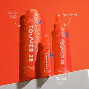 Tower 28 Beauty Mini SOS Daily Rescue Facial Spray with Hypochlorous Acid, Size: 4 FL Oz - Image 4