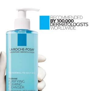La Roche Posay Purifying Foaming Face Wash, Toleriane Purifying Facial Cleanser for Oily Skin with Niacinamide - Image 3