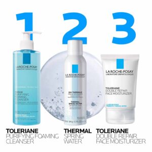 La Roche Posay Purifying Foaming Face Wash, Toleriane Purifying Facial Cleanser for Oily Skin with Niacinamide - Image 5