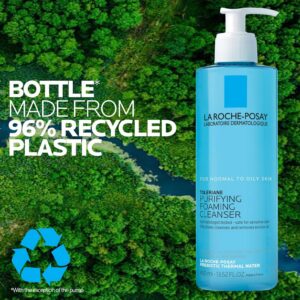 La Roche Posay Purifying Foaming Face Wash, Toleriane Purifying Facial Cleanser for Oily Skin with Niacinamide - Image 2