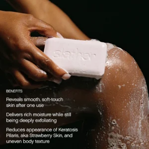 Slather Exfoliating & Smoothing Bar (2 Pack) – Retinol Body Bar for KP, Dry & Textured Skin – Hydrating, Smoothing - Image 5