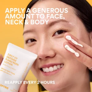 innisfree Daily UV Defense Invisible Korean Sunscreen Lotion Broad Spectrum SPF 50+ PA++++, Size: 1.69 Oz - Image 6